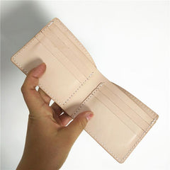 [On Sale] Handmade Cool Mens Snake Skin Small Wallet Slim billfold Wallets with Zippers