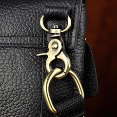 Leather Belt Pouch Mens Cases Waist Bag Hip Pack Belt Bag Fanny Pack Bumbag for Men