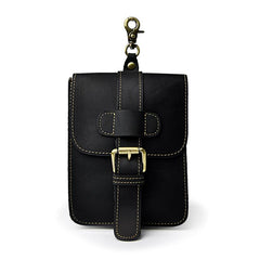 Leather Belt Pouch Mens Small Cases Waist Bag Hip Pack Belt Bag Fanny Pack Bumbag for Men - imessengerbags