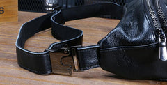 Leather Mens FANNY PACK MENS WAIST BAG HIP PACK BELT BAG FOR MEN