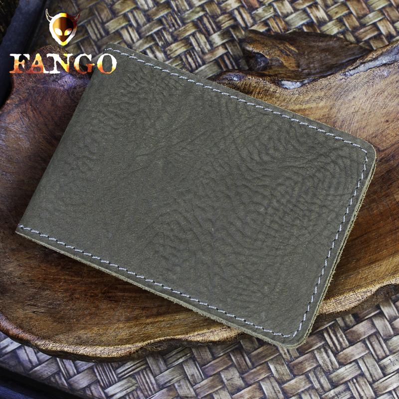 Handmade Leather Floral Mens License Wallets Cool Short Wallet Card Holder Small Card Slim Wallets for Men