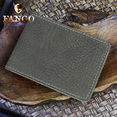 Handmade Leather Floral Mens License Wallets Cool Short Wallet Card Holder Small Card Slim Wallets for Men