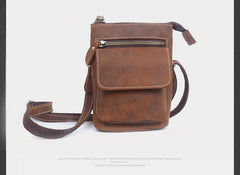 Leather Belt Pouch Mens Small Cases Waist Bag Hip Pack Belt Bag Fanny Pack Bumbag for Men - imessengerbags