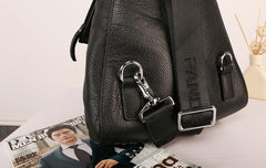 Leather Mens Sling Bag Sling Shoulder Bag Sling Backpack for men - imessengerbags
