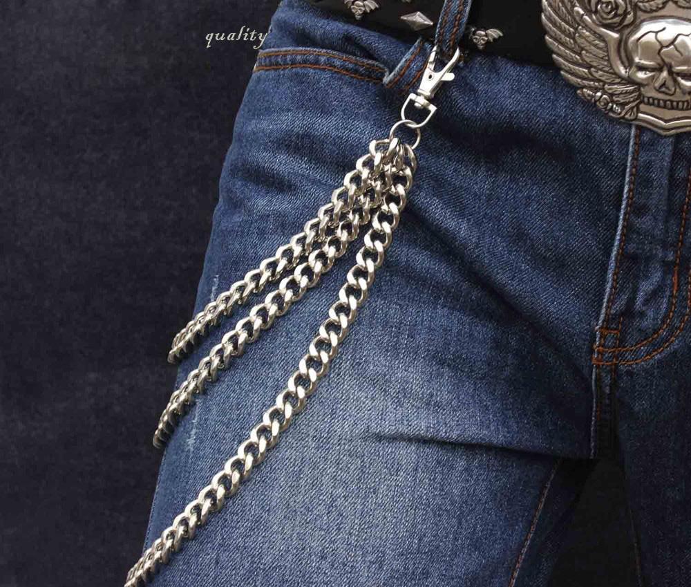 Cool Punk Mens Tri Pants Chain wallet Chain Biker Wallet Chain Jeans C –  imessengerbags