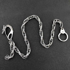 Badass Silver Dragon Mens Long Wallet Chain Pants Chain Key Chain Wallet Chain For Men