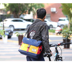 Trendy Nylon Cloth Mens Motorcycle Bag Postman Bag Messenger Bag Side Bag For Men - imessengerbags