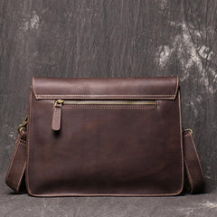 Vintage Black LEATHER MENS Ipad Courier Bag SIDE BAG Casual Brown MESSENGER BAG FOR MEN