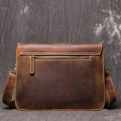 Vintage Black LEATHER MENS Ipad Courier Bag SIDE BAG Casual Brown MESSENGER BAG FOR MEN