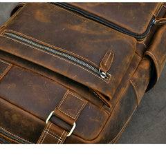 Vintage Brown Leather Mens 16