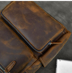 Vintage Brown Leather Mens 16