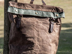 Vintage Canvas Backpack for men Travel Bag for men - imessengerbags