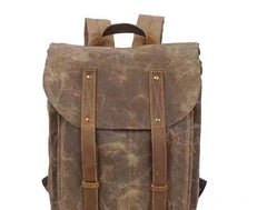 Vintage Canvas Backpack for men Travel Bag for men - imessengerbags