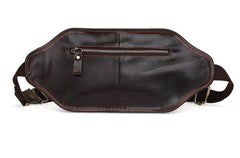 Vintage Coffee Brown LEATHER MENS FANNY PACK FOR MEN BUMBAG Vintage WAIST BAGS
