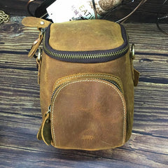 Vintage Leather Belt Pouch for Men Waist Bags BELT BAGs Shoulder Bags For Men
