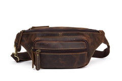 Leather Mens Waist Bag Men Leather Bum Bag Mens Leather Fanny Pack Men Leather Belt Bag