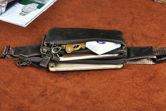 Vintage Leather Fanny Pack Mens Waist Bag Hip Pack Belt Bag for Men - imessengerbags