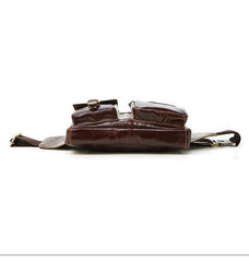 Vintage Leather Fanny Pack Mens Waist Bag Hip Pack Belt Bag for Men