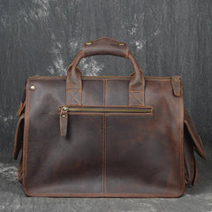 Vintage Leather Mens Large Travel Bag Weekender Cool Business Bag For Men - imessengerbags