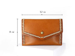 Vintage Leather Mens Card Wallet Change Wallet Coin Wallet Front Pocket Wallet for Men