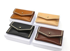 Vintage Leather Mens Card Wallet Change Wallet Coin Wallet Front Pocket Wallet for Men