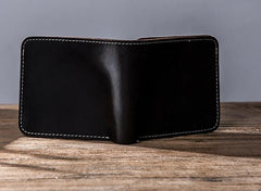 Vintage Leather Mens Small Wallet Bifold Wallet for Men - imessengerbags