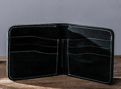 Vintage Leather Mens Small Wallet Bifold Wallet for Men - imessengerbags