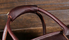 Vintage Cool Leather Mens Weekender Bag Travel Bag Cool Duffle Bag for Men - imessengerbags