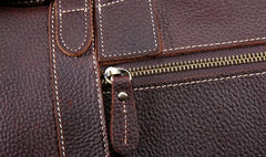Vintage Cool Leather Mens Weekender Bag Travel Bag Cool Duffle Bag for Men - imessengerbags