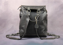 Vintage Mens Leather 15inch Laptop Backpack Leather School Backpack Travel Backpack for Men - imessengerbags