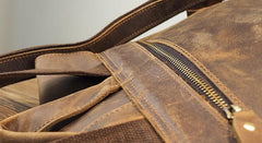Vintage Leather Backpacks for Men Best College Backpack Men's Leather Backpack cool leather backpacks for men