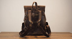 vintage leather backpacks Vintage Leather Backpacks for Men Best College Backpack Men's Leather Backpack