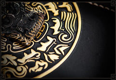 Handmade Leather Tibetan Mens Chain Biker Wallet Cool Leather Wallet Long Clutch Wallets for Men - imessengerbags