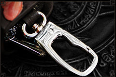 Handmade Leather Tooled Mens Cool Car Key Wallet Car Key Holder Car Key Case for Men - imessengerbags