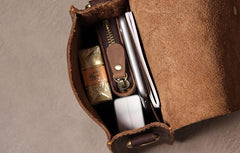 Leather Belt Pouch Mens Small Cases Waist Bag Hip Pack Belt Bag Fanny Pack Bumbag for Men - imessengerbags
