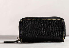 Leather Men Small Key Wallet Bifold Small Keyring Wallet for Men - imessengerbags