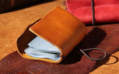Leather Mens Card Wallet Small Card Wallet for Women