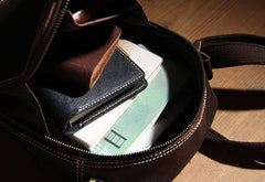 Leather Mens Cool Shoulder Bag Vintage Purse Messenger Bag Crossbody Bag for Men